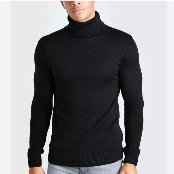Matinique Men’s Knit Sweater Turtleneck Wool blend Lightweight Old money Sz L - Picture 1 of 15